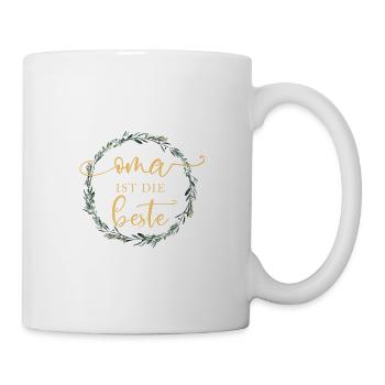 Oma ist die Beste! - Tasse - Weiß - Rechts