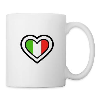 Italian Sports Teams - Heart - Mug - white - Right