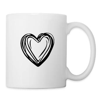 Heart - Mug - white - Right