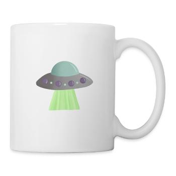 OVNI - Mug blanc - blanc - Droite