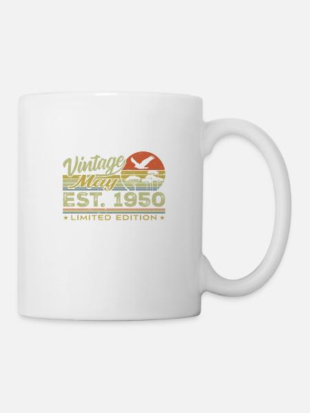 Birthday May 1950, born in May 1950 - May 1950 - Mug - white