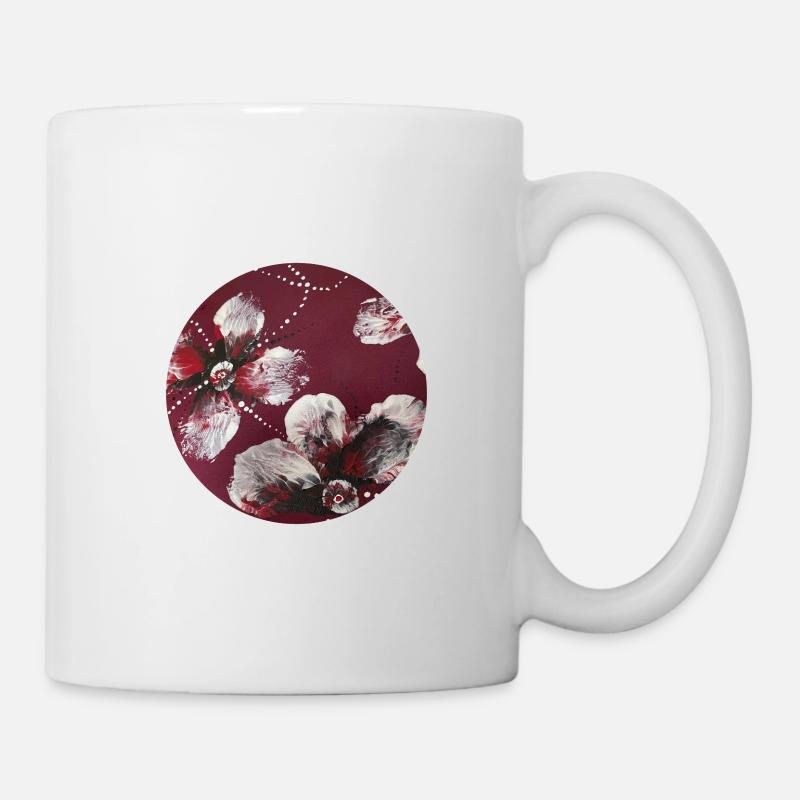 Floral design on accessories - Mug - white