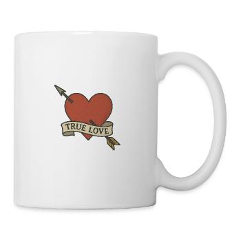 True Love - Wahre Liebe - Tasse - Weiß - Rechts