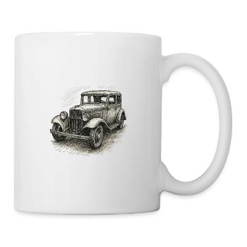 Oldtimer - Tasse - Weiß - Rechts