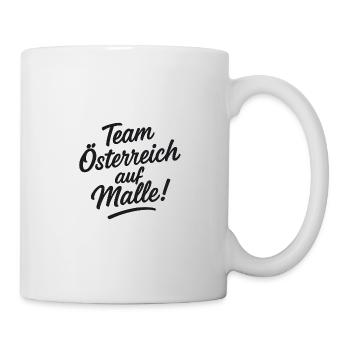 Team Österreich auf Malle! - Tasse - Weiß - Rechts