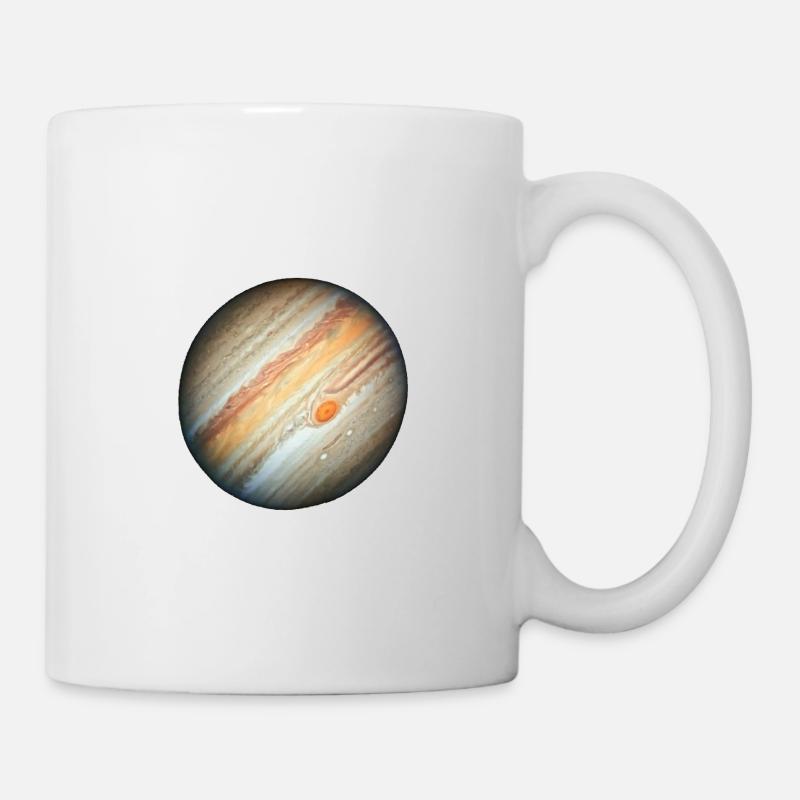 Jupiter & Giant Red Spot - Mug - white