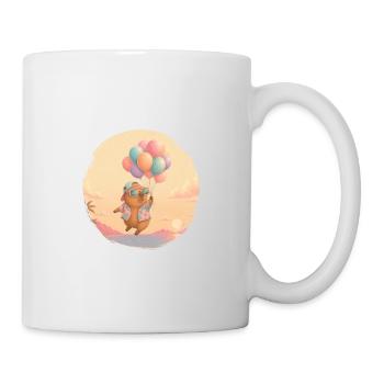Ballons Capybara - Mug blanc - blanc - Droite