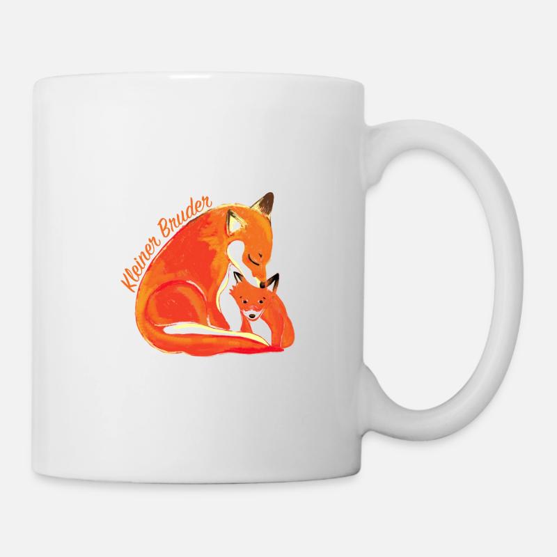 Petit frère - doux renard - Mug blanc - blanc