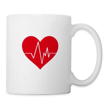 Heart Sign Design - Mug - white - Right