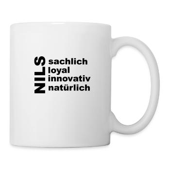 Nils - Ein ganz besonders Design nur für Nils - Tasse - Weiß - Rechts