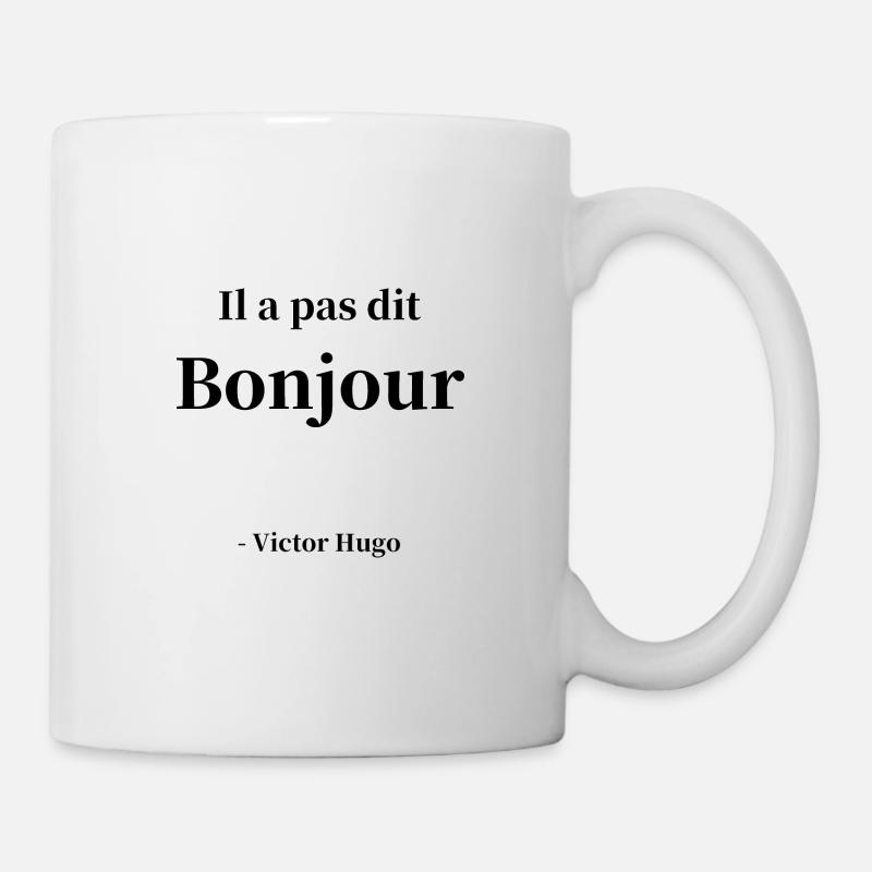 Vald Bonjour - Mug blanc - blanc