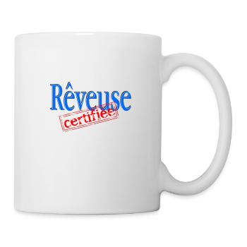 Rêveuse certifiée - Mug blanc - blanc - Droite