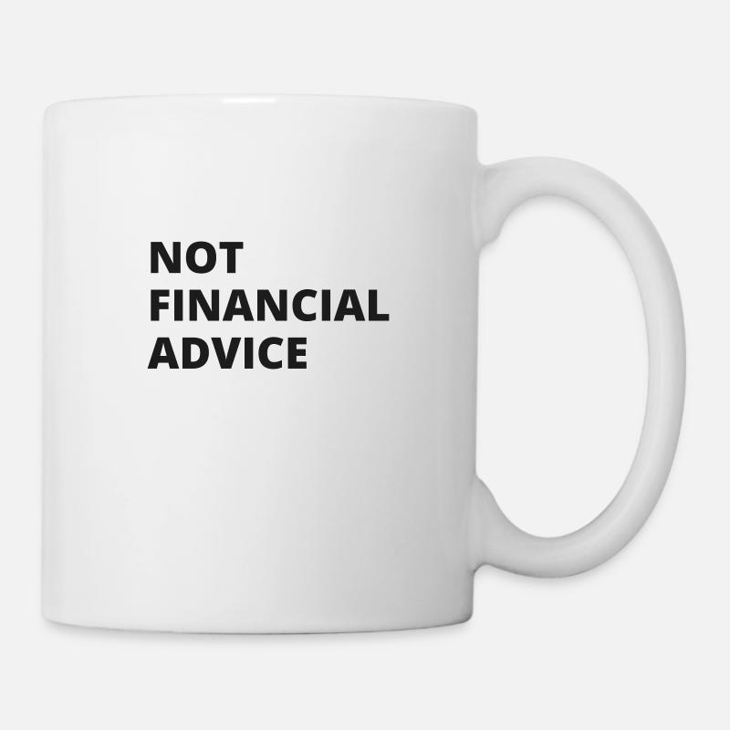 Pas de conseils financiers - Mug blanc - blanc