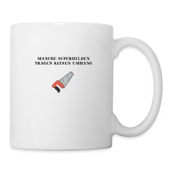 Handwerker Säge Geschenkidee - Tasse - Weiß - Rechts