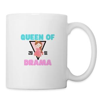 Queen of Drama - Tasse - Weiß - Rechts