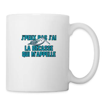 La bécasse m’appelle - Mug blanc - blanc - Droite