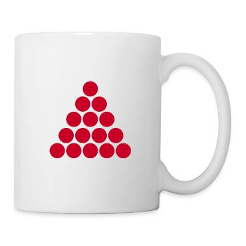 Billard snooker Billardkugel - Tasse - Weiß - Rechts