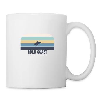 Gold Coast Australia Retro Sunset - Mug - white - Right