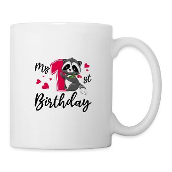 Mein erster Geburtstag - Tasse - Weiß - Rechts
