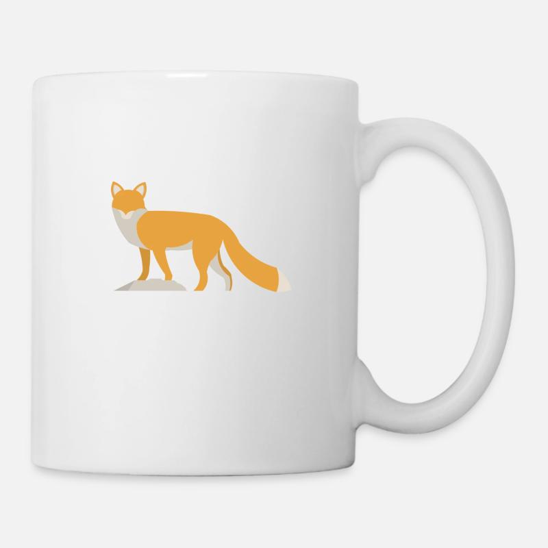 Rotfuchs - Tasse - Weiß