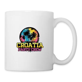 Croatia Party Crew Team - Mug - white - Right