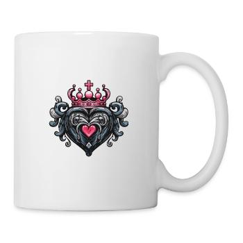 Heart Crown Love - Mug - white - Right