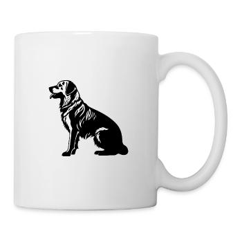 Golden Retriever Dog Icon - Mug - white - Right