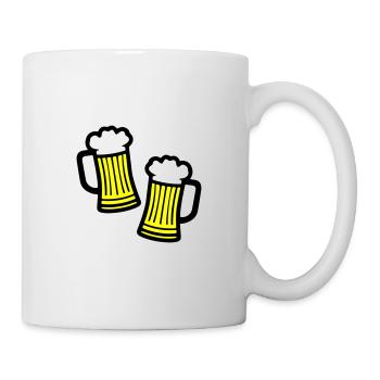 Beer Beer Mug Symbol Drinking Beer Glass - Mug - white - Right