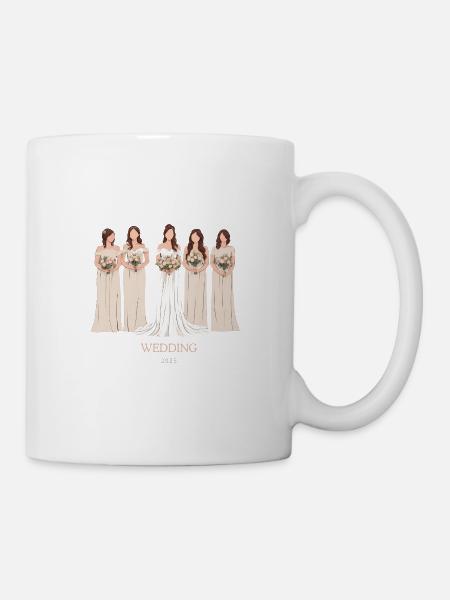 Wedding 2025 Hochzeit - Tasse - Weiß