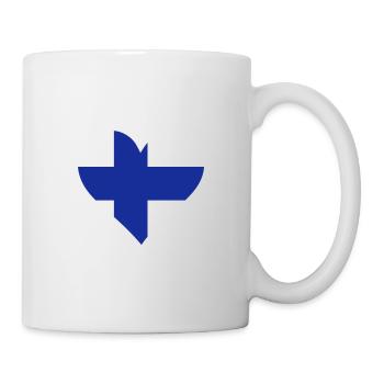 Ein Herz für Finnland - Tasse - Weiß - Rechts