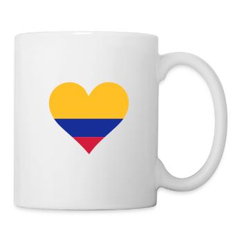 Un Cœur pour la Colombie - Mug blanc - blanc - Droite