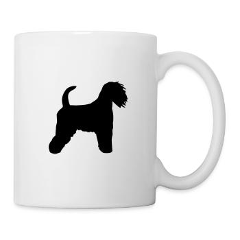 Irish soft coated wheaten Terrier - Tasse - Weiß - Rechts