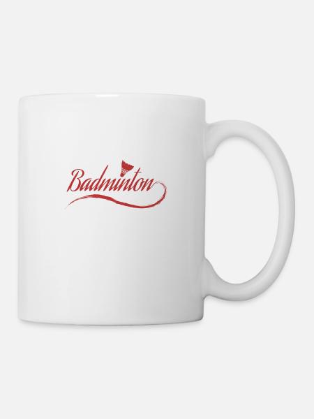 badminton - Mug - white