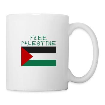 Palestine libre Gaza Shirt cadeau Palestine - Mug blanc - blanc - Droite