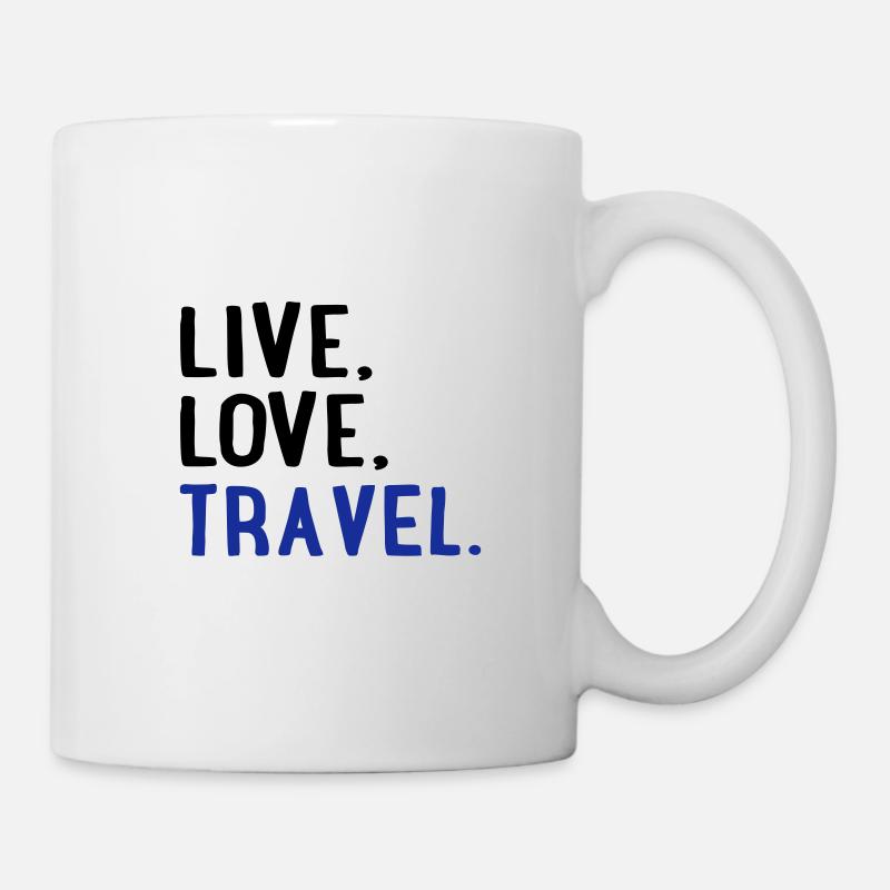 reisen - Tasse - Weiß