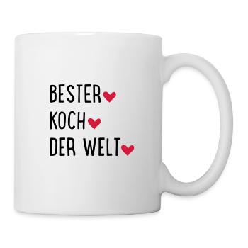 Bester Koch der Welt - Tasse - Weiß - Rechts