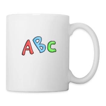 ABC Einschulung Schulanfang Erste klasse kinder - Tasse - Weiß - Rechts