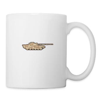 Camouflage Panzer Tank - Mug - white - Right