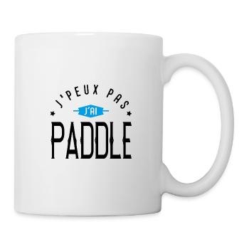 J'peux pas j'ai Paddle cadeau sport paddle surf - Mug blanc - blanc - Droite