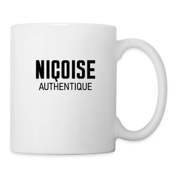 Niçoise authentique - Mug blanc - blanc - Droite