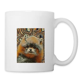 Cute and fluffy baby animals - dog - Mug - white - Right