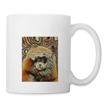 Süße und flauschige Tierbabys - Lama - Tasse - Weiß - Rechts