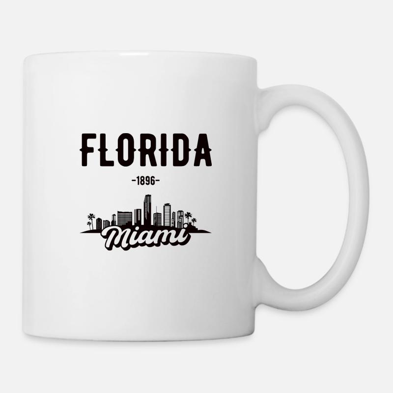 Miami Florida Heimat Geschenk - Tasse - Weiß