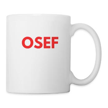 T-SHIRT OSEF RIEN A FAIRE BALEK - CADEAU HUMOUR - Mug blanc - blanc - Droite