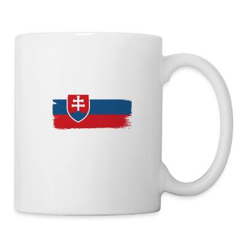 Slovakia flag vintage Slovak flag homeland - Mug - white - Right
