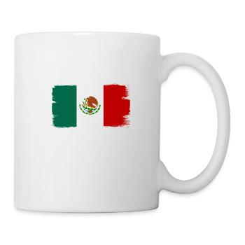 Drapeau du Mexique Drapeau mexicain Mexique Amérique du Sud - Mug blanc - blanc - Droite