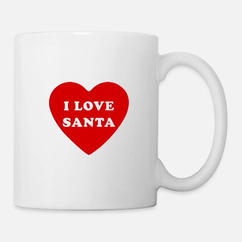 I love Santa - Mug - white