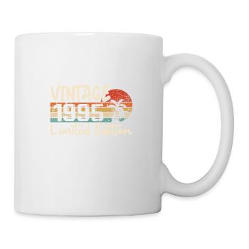 Vintage 1995 Millésime 1995 Cadeau D'anniversaire - Mug blanc - blanc - Droite