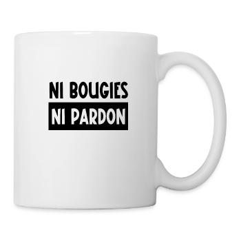 ni bougies ni pardon - Mug blanc - blanc - Droite