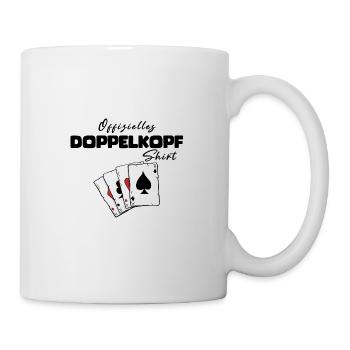 Doppelkopf Chemise Officielle - Mug blanc - blanc - Droite